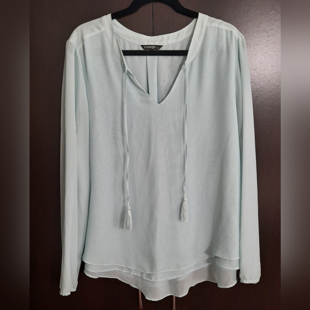 George Mint Green Top